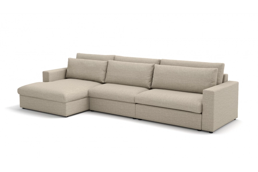 Model Portofino - Portofino longchair lewy + sofa 1,5 osobowa + sofa 1,5 osobowa